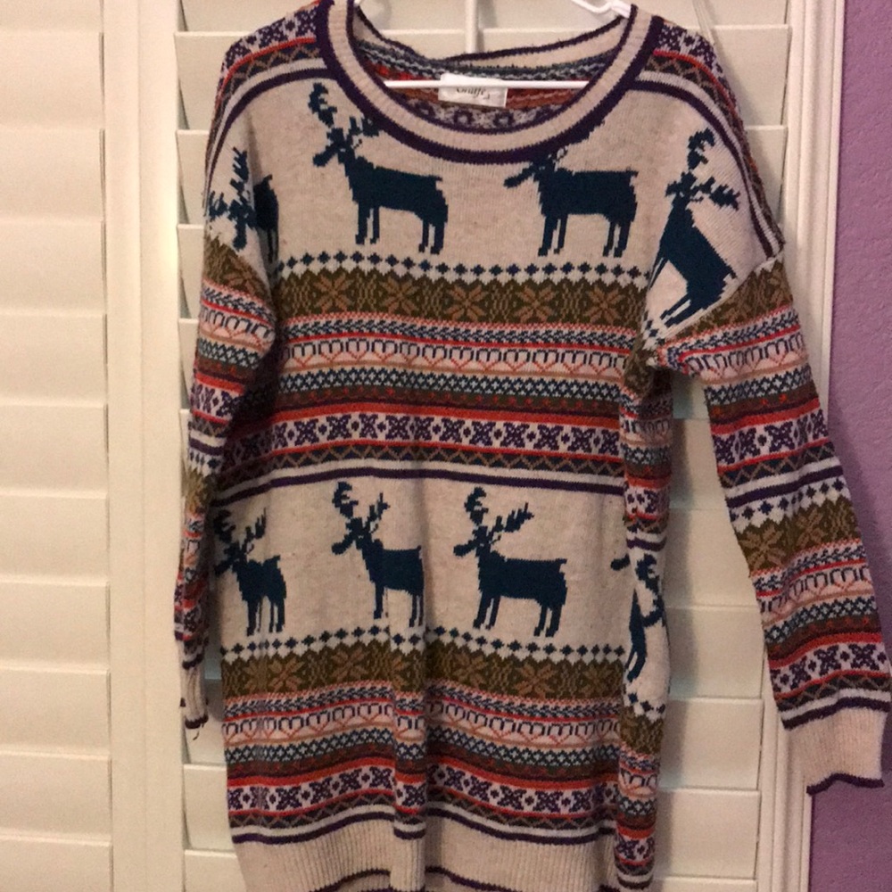 Oversized winter sweater